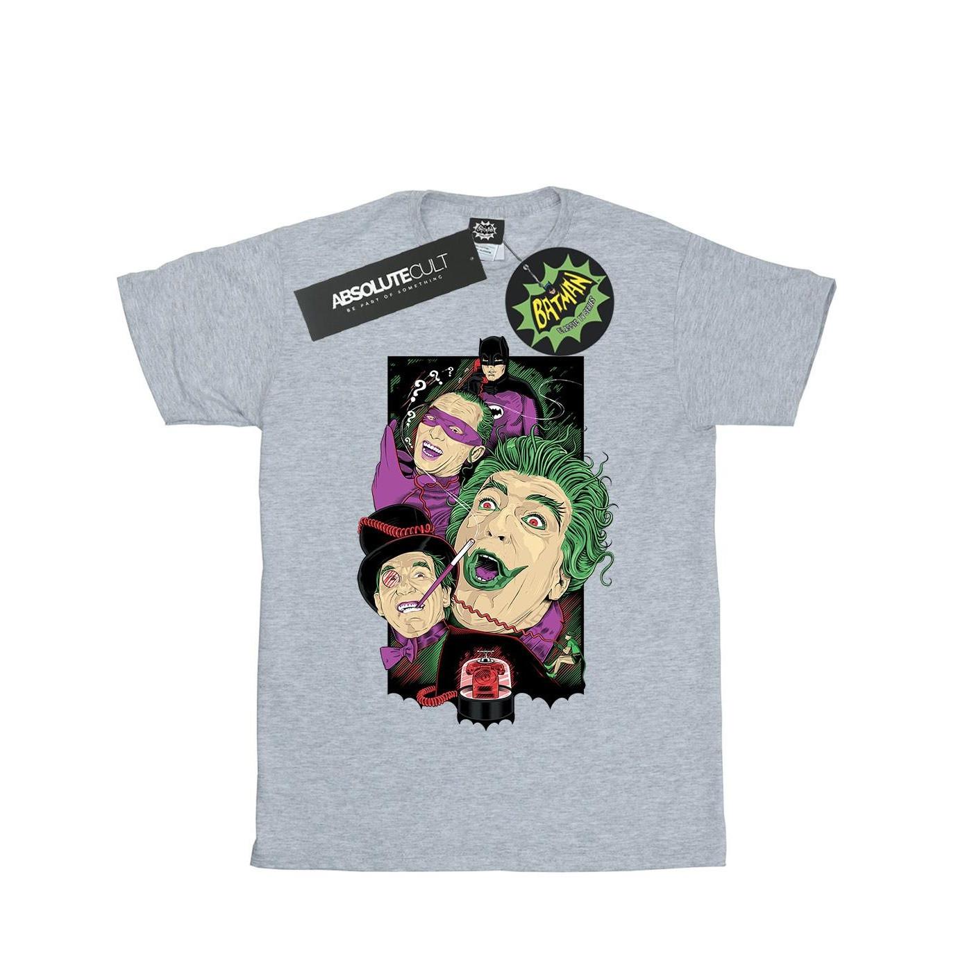 Image of Batman Tv Series Rogues Gallery Tshirt Jungen Grau 140/146