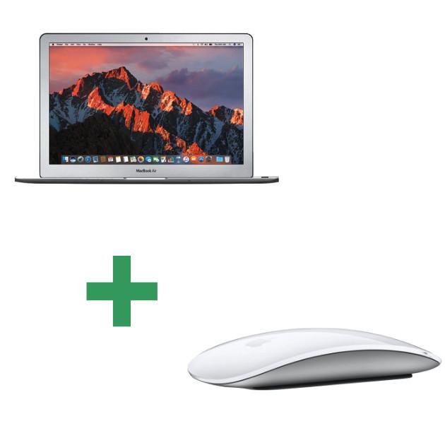 Apple  Reconditionné MacBook Air 13" 2017" Core i5 1,8 Ghz 8 Go 128 Go SSD Argent + Souris Apple Magic Mouse 2 Sans Fil - Blanche 