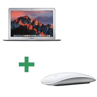 Apple  Reconditionné MacBook Air 13" 2017" Core i5 1,8 Ghz 8 Go 128 Go SSD Argent + Souris Apple Magic Mouse 2 Sans Fil - Blanche 