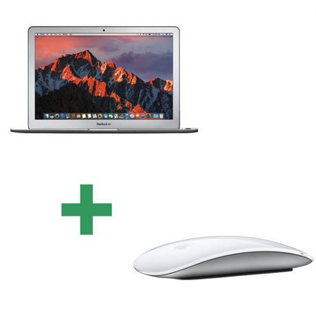 Apple  Reconditionné MacBook Air 13" 2017" Core i5 1,8 Ghz 8 Go 128 Go SSD Argent + Souris Apple Magic Mouse 2 Sans Fil - Blanche 