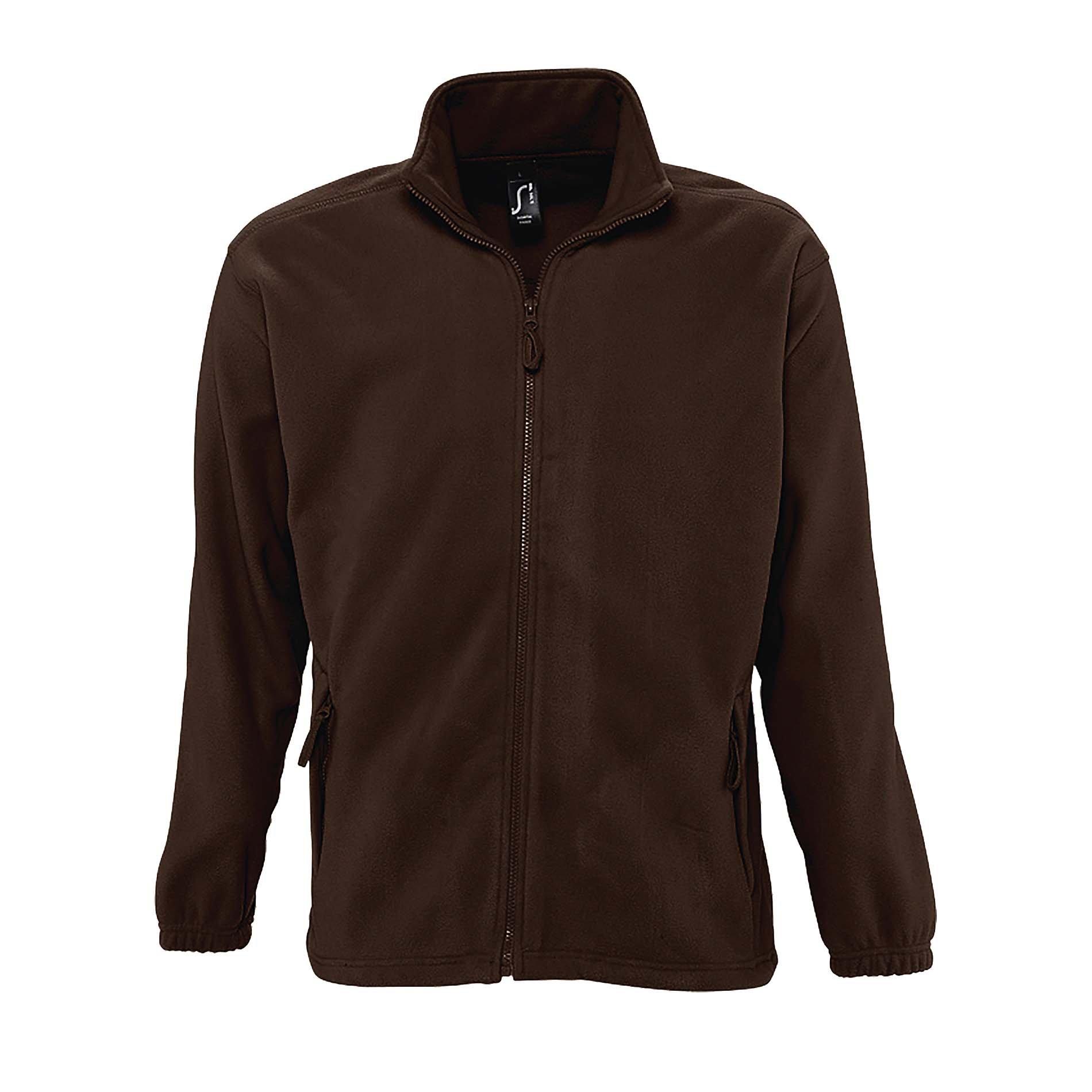 Image of Outdoor Fleece Jacke North Herren Kühles Braun 4XL