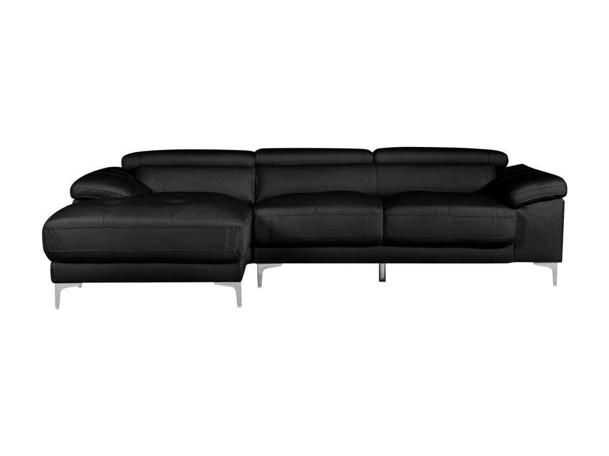 Vente-unique Ecksofa Leder SOLANGE Ecke Links  