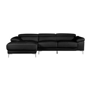 Vente-unique Ecksofa Leder SOLANGE Ecke Links  