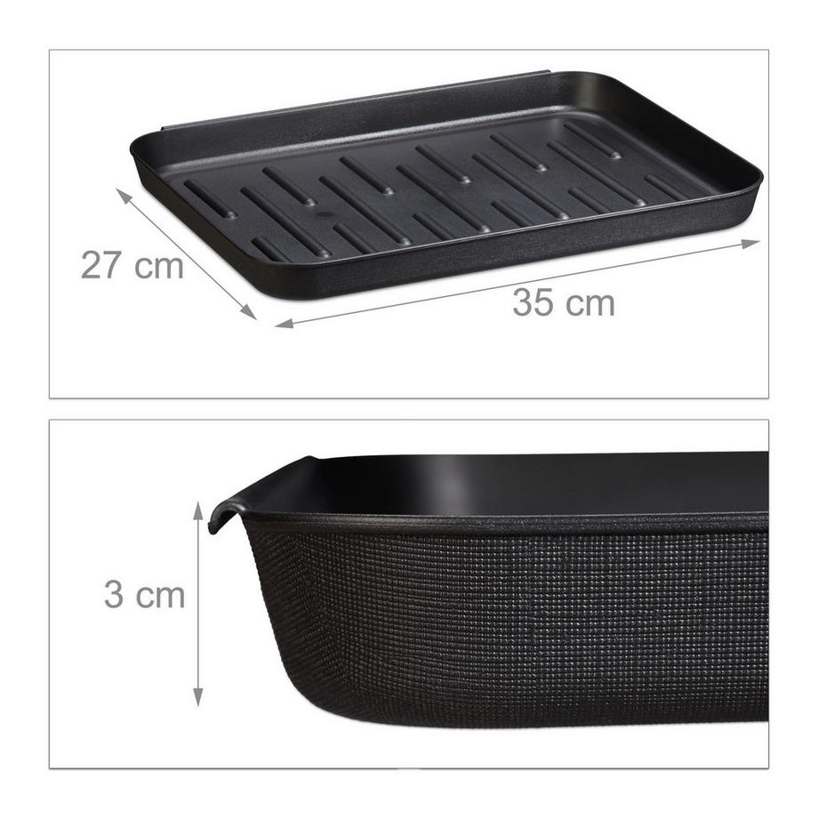Northio Abtropfschale für Schuhe - 3er-Set  