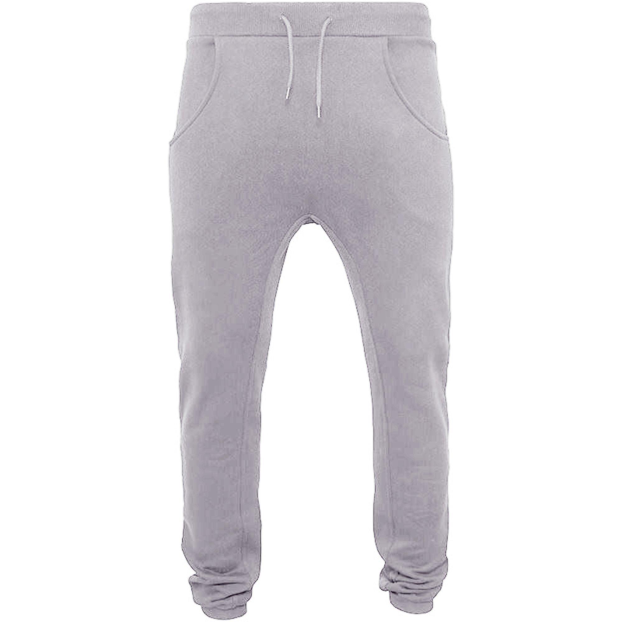 Image of Heavy Deep Crotch Sweatpants Unisex Grau S