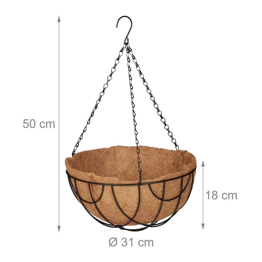 B2X Set di 3 pezzi Grapevine con intarsi in cocco  