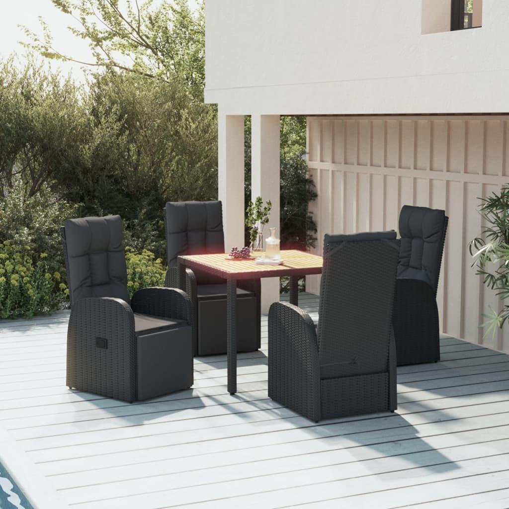 VidaXL set da pranzo da giardino Polirattan  