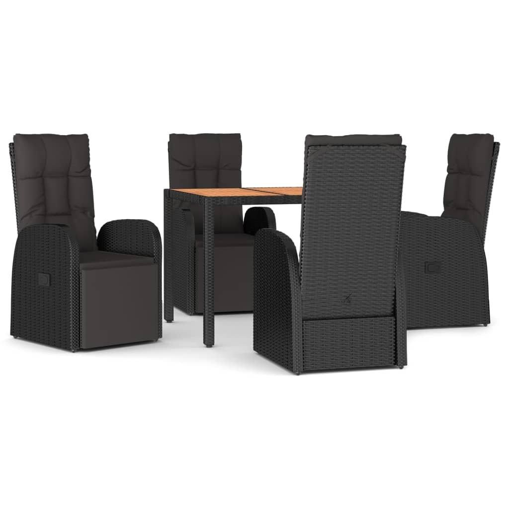 VidaXL set da pranzo da giardino Polirattan  