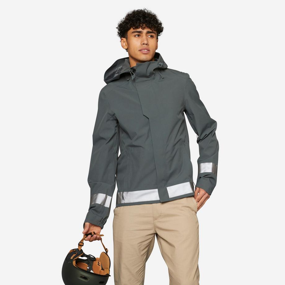 Veste de pluie vélo ville 540 Homme polyester
