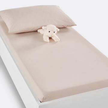 Drap housse bébé coton uni