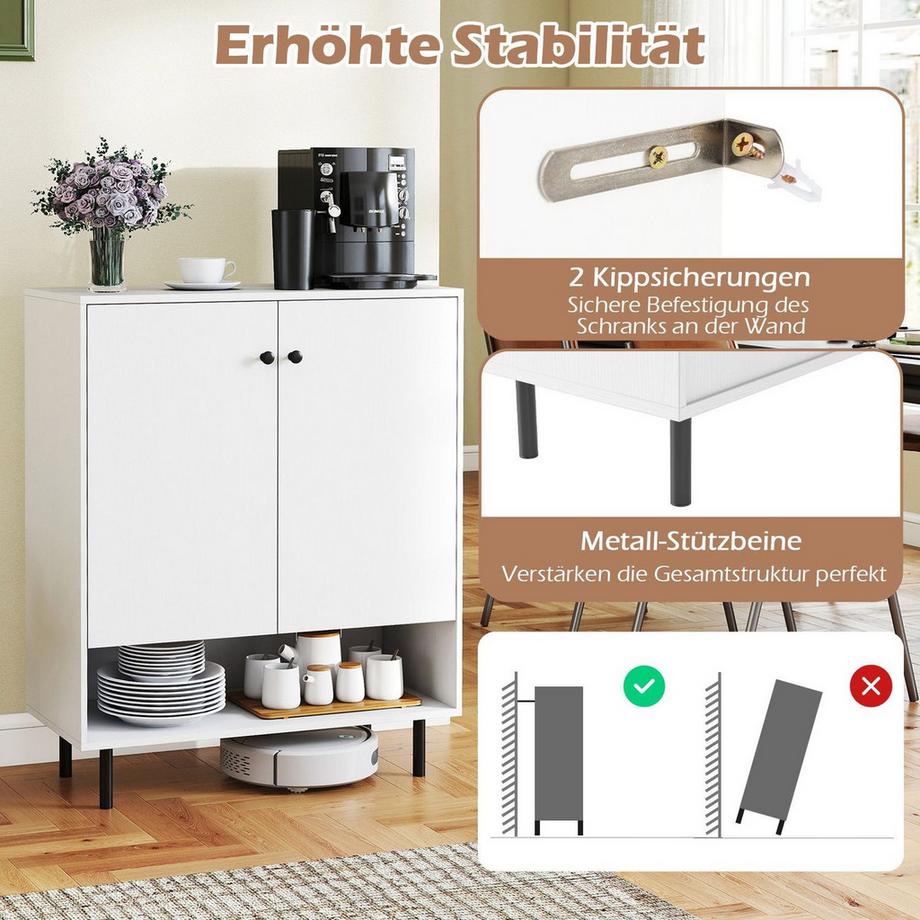 Northix Sideboard mit verstellbarem Regal  
