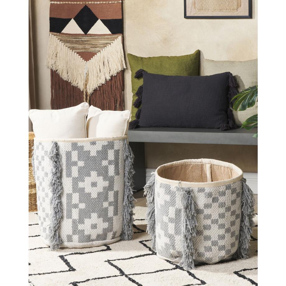 Beliani Korb aus Baumwolle Boho KALAI  