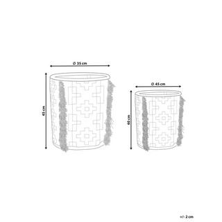 Beliani Korb en Cotone Boho KALAI  