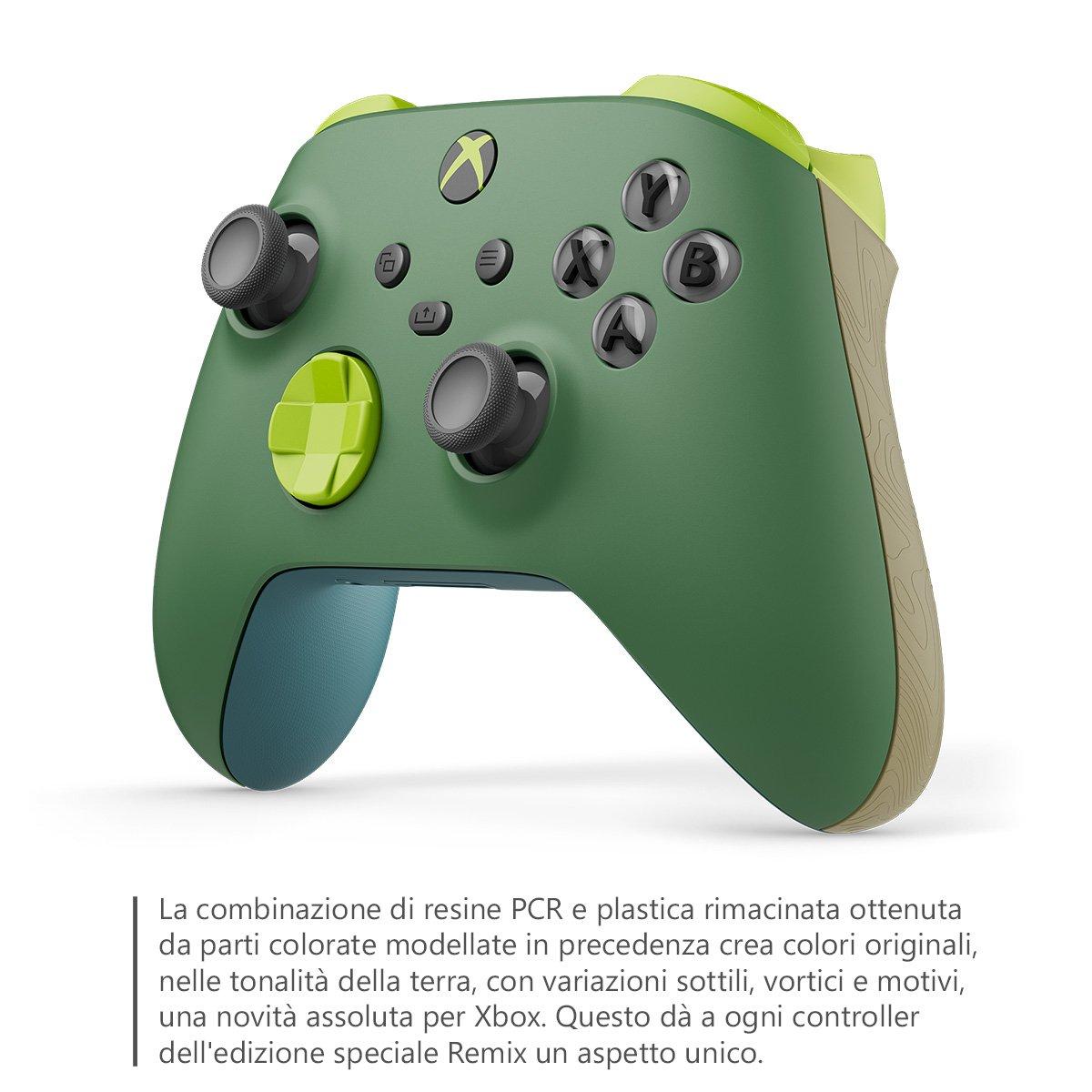 Microsoft  Xbox Remix Special Edition Grün Bluetooth/USB Gamepad Analog / Digital Android, PC, Xbox One, Xbox Series S, Xbox Series X, iOS 