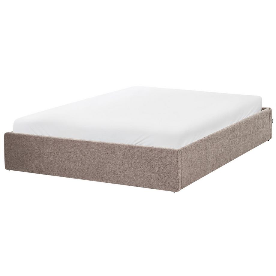 Beliani Letto con ottomano senza testata en Bouclé  DINAN  