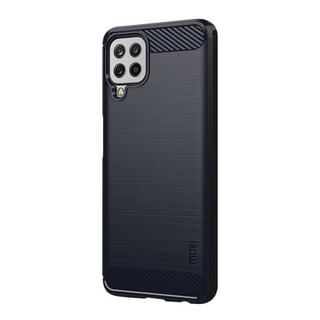 Cover-Discount  Galaxy A22 4G - Metall Carbon Look Hülle 