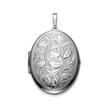 Pendentif médaillon en argent 925, 55x35mm