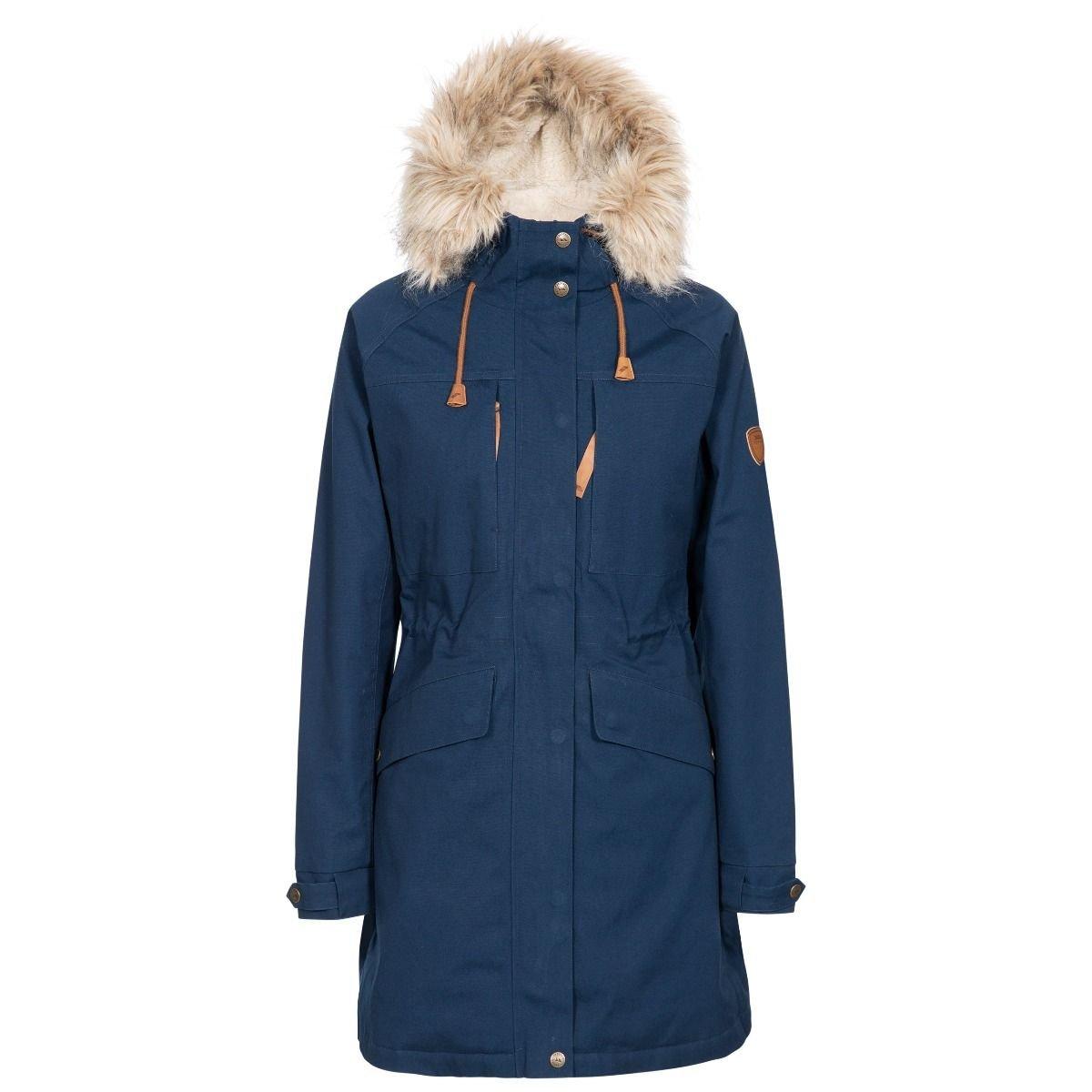 Image of Parka Faithful Wasserfest, Mit Kapuze Damen Marine L