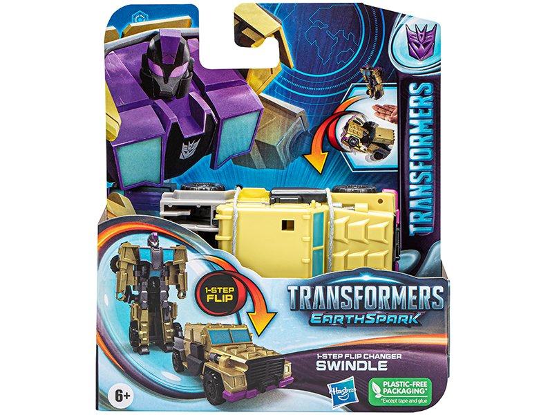 Hasbro  Transformers EarthSpark 1-Step Flip Changer Swindle (10cm) 