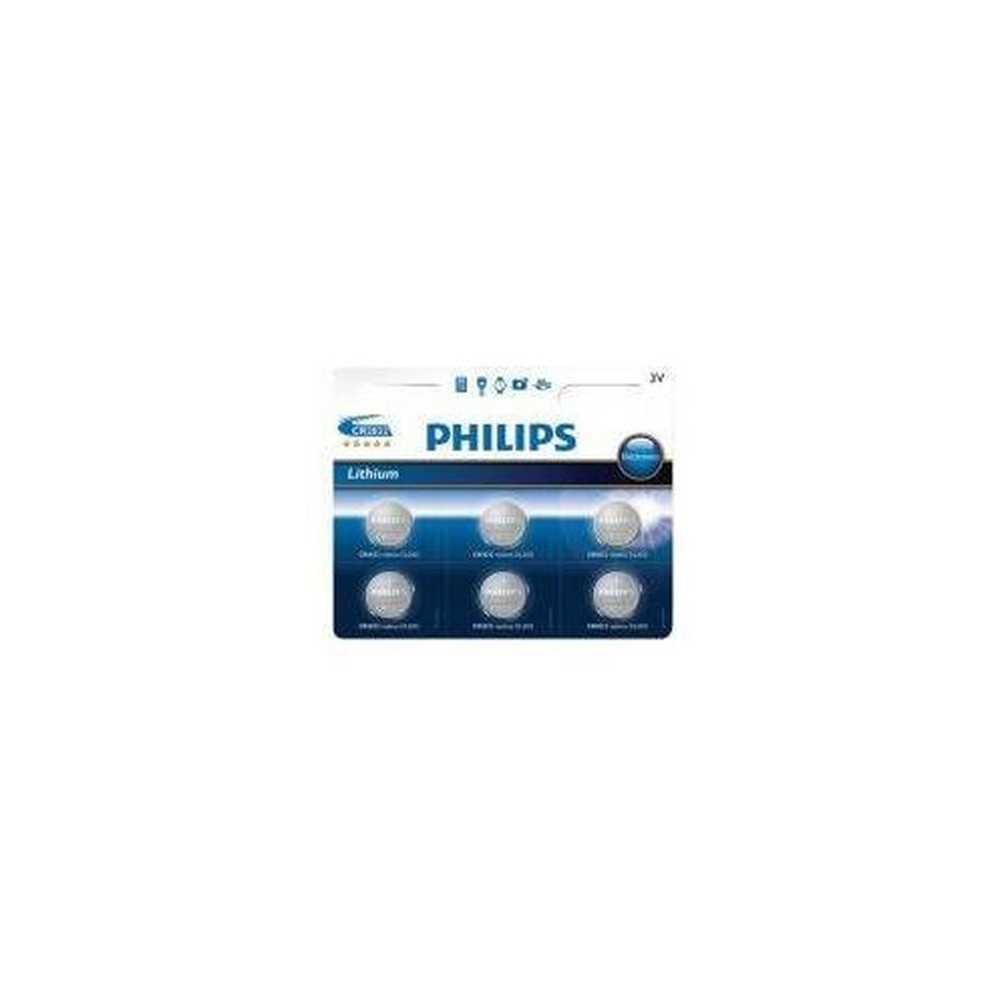 PHILIPS  Philips Minicells CR2032P6 - batterie - CR2032 - Li x 6 