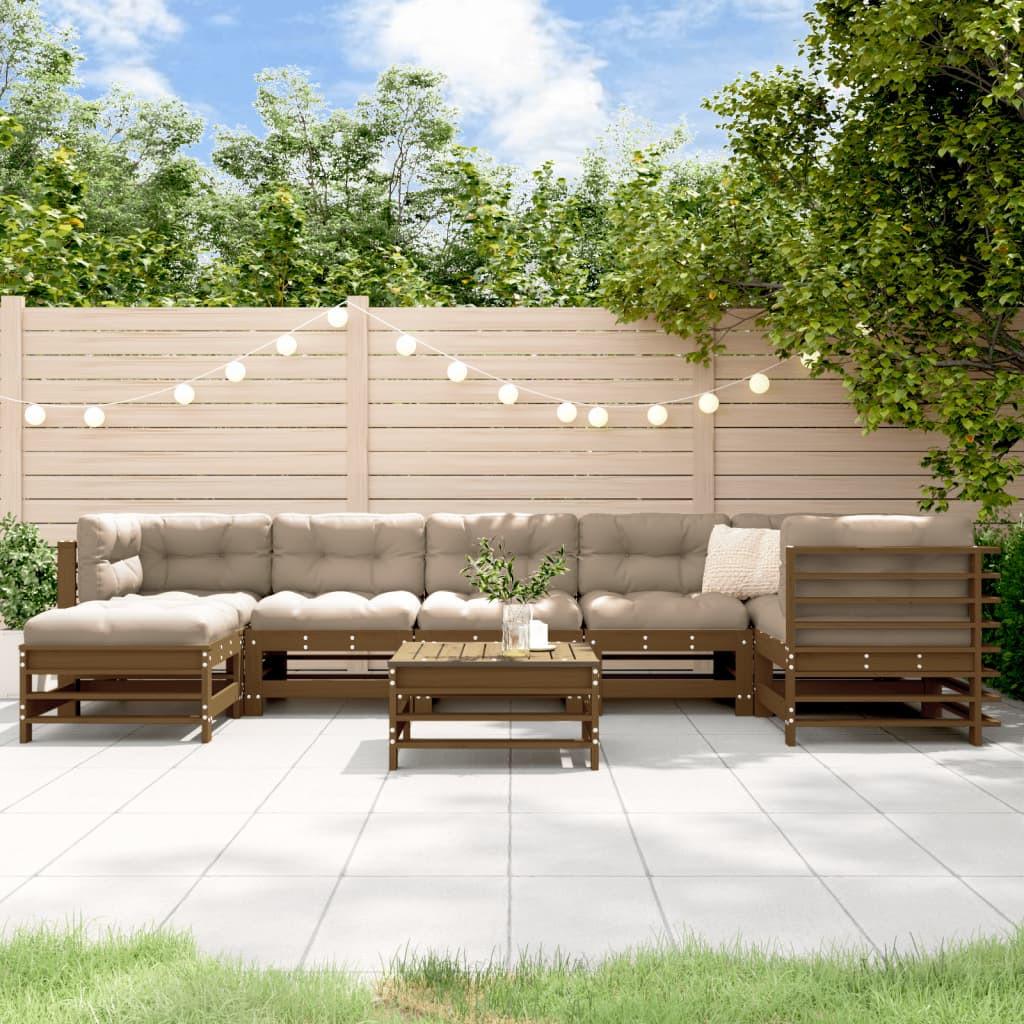 VidaXL Garten lounge set holz  