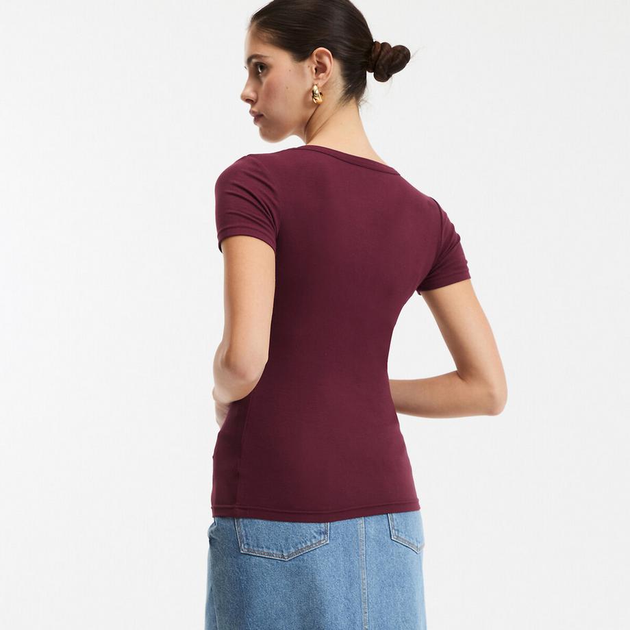 La Redoute Collections Kurzarm Rundhals T-Shirt  