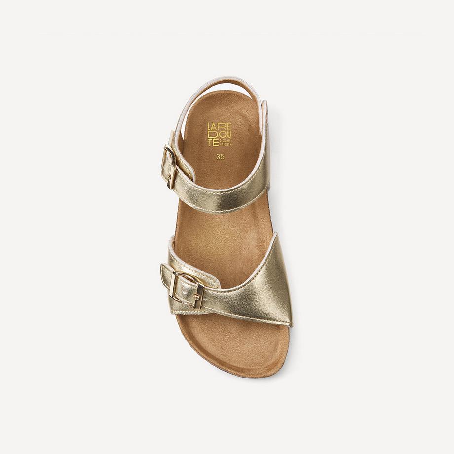 La Redoute Collections Sandali metallizzati con doppia fibbia  
