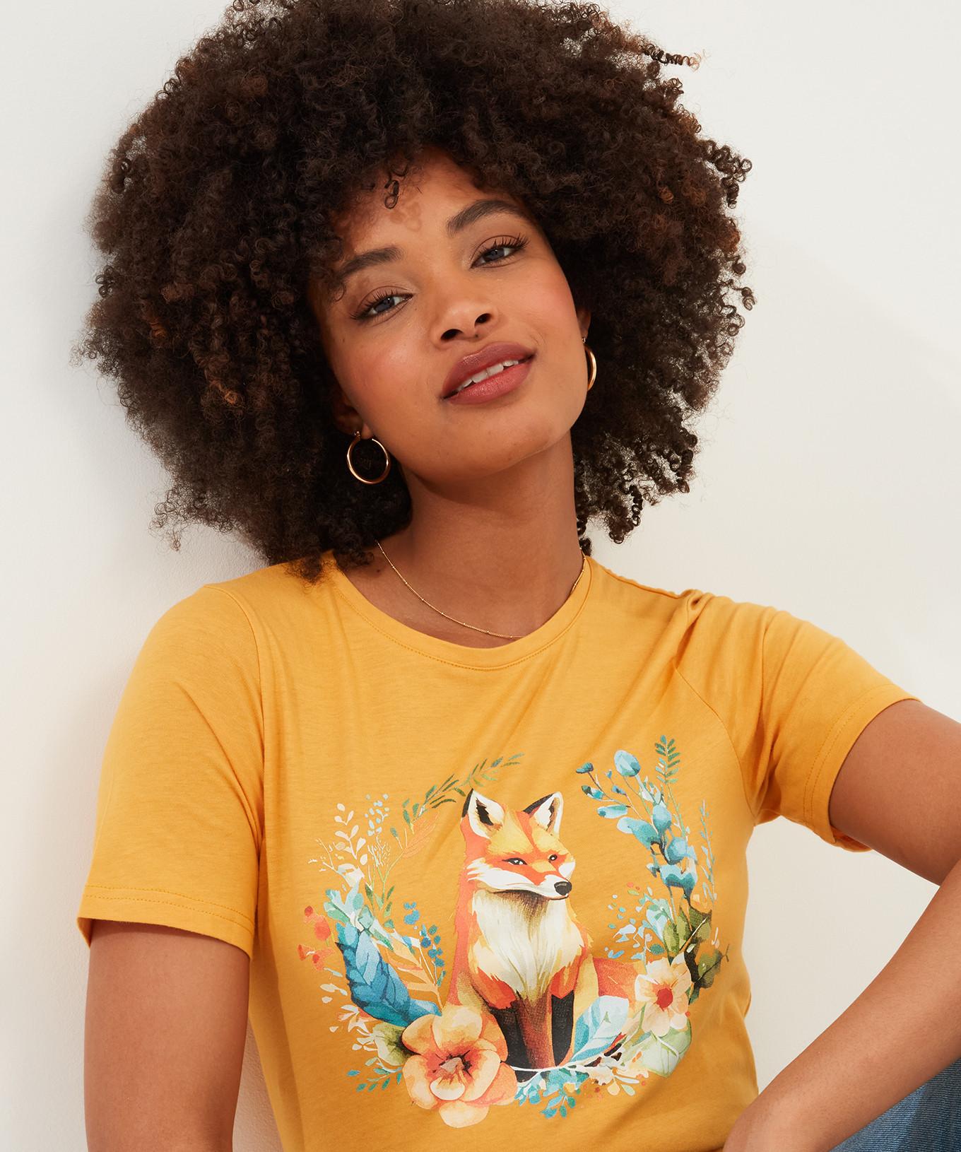 Joe Browns  Herbstliches Fuchs-Grafik-Tee 