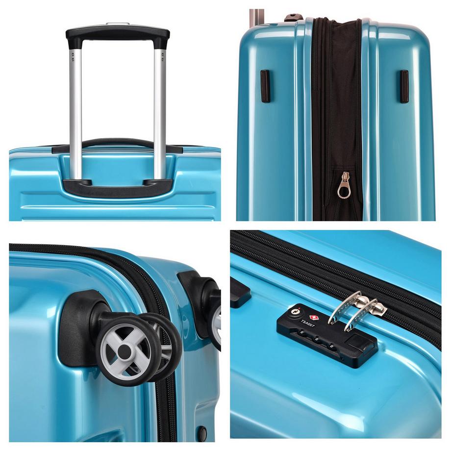 Probeetle by Eminent  Voyager IX Expandable Handgepäck Koffer 4 Rollen Türkis 