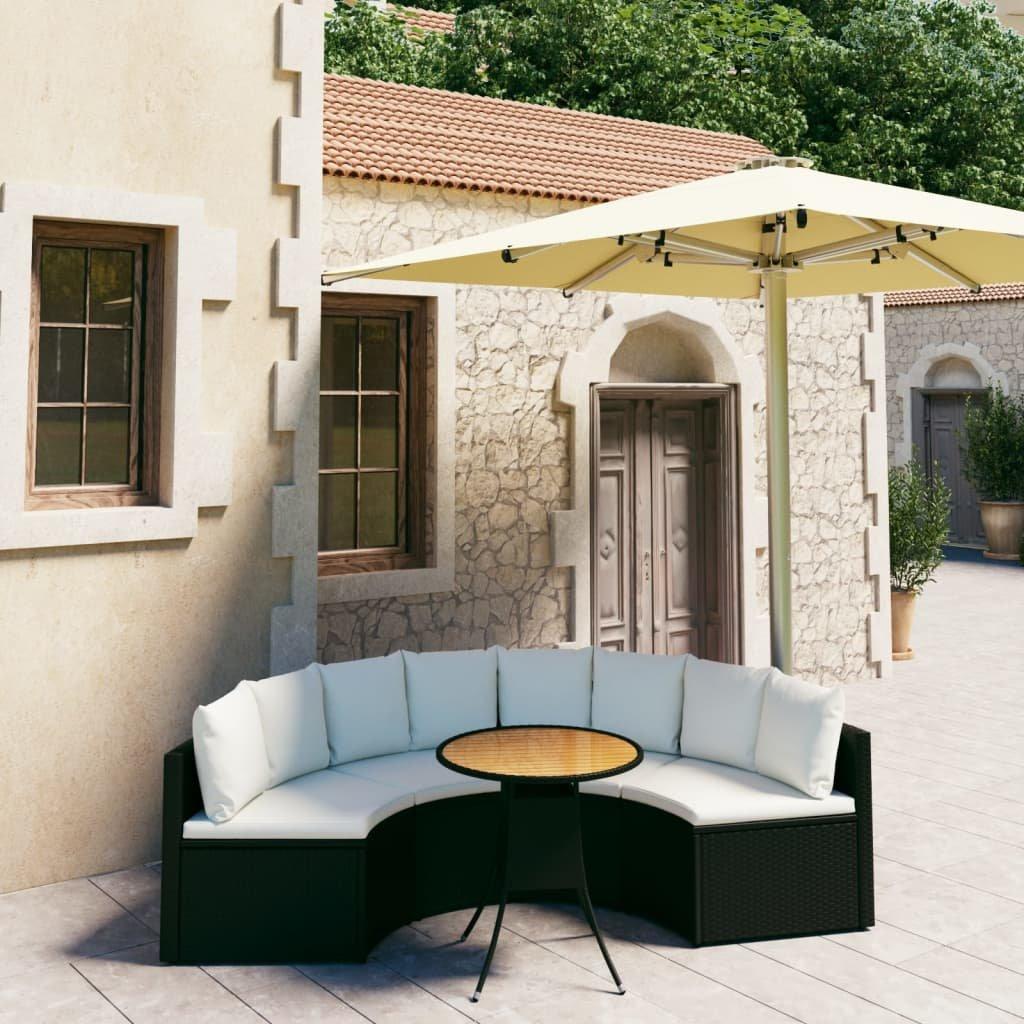 VidaXL Garten-lounge-set poly-rattan  