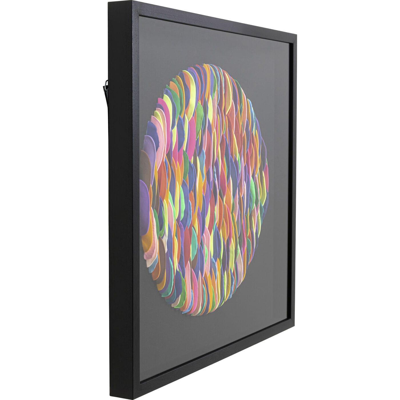 KARE Design Tableau-objet Pasta colore 80x80  