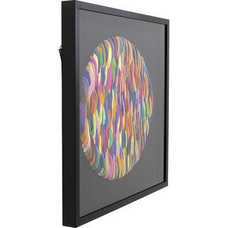 KARE Design Tableau-objet Pasta colore 80x80  