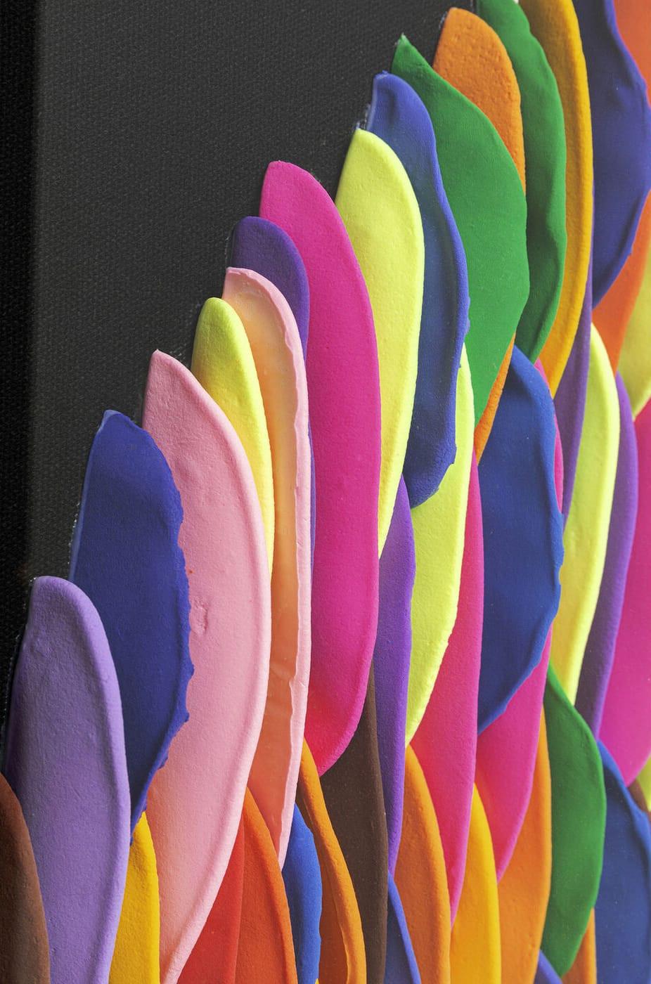 KARE Design Tableau-objet Pasta colore 80x80  