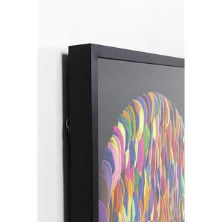 KARE Design Tableau-objet Pasta colore 80x80  