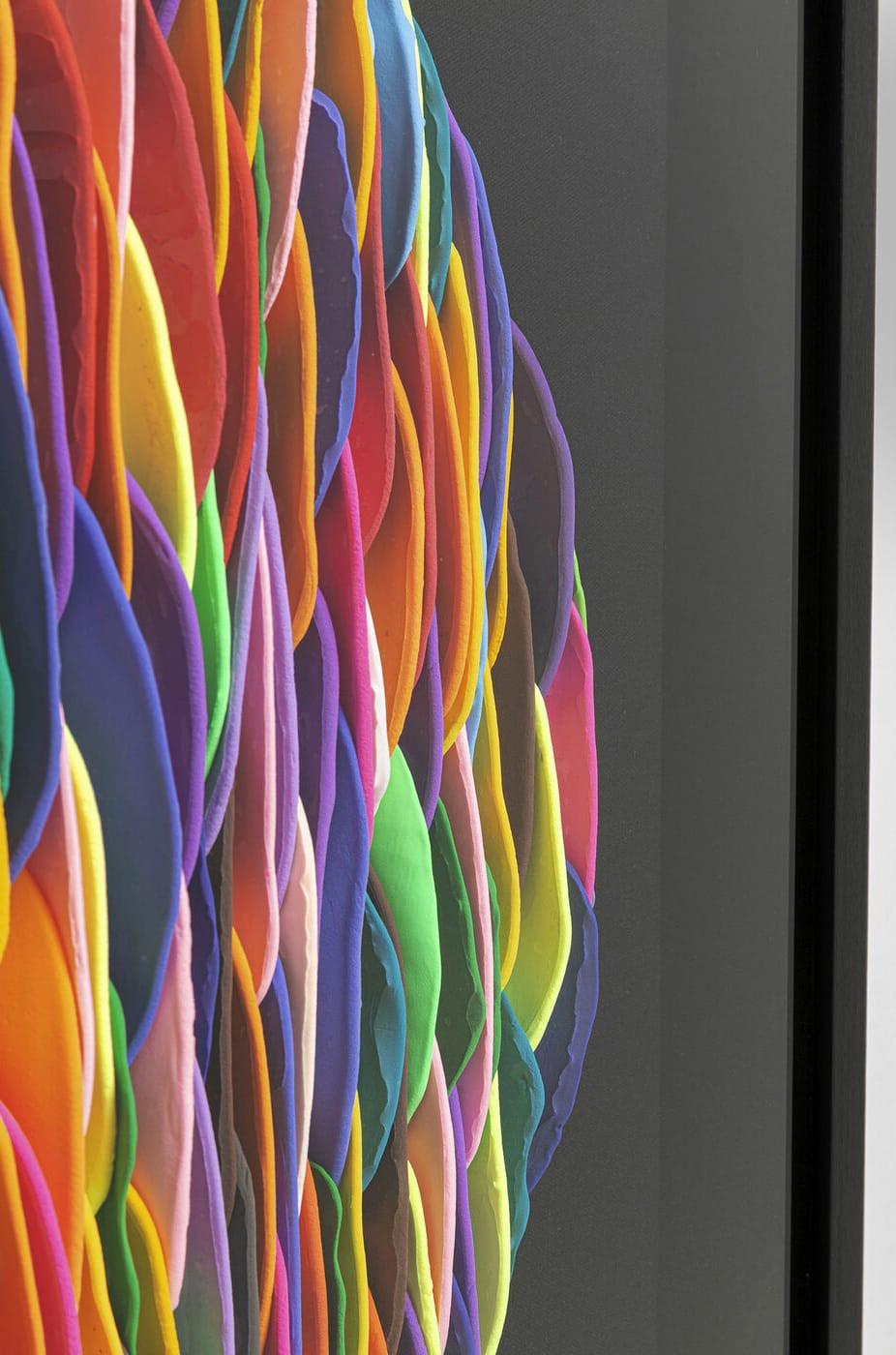 KARE Design Tableau-objet Pasta colore 80x80  