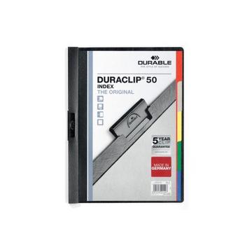 DURABLE Klemmhefter Duraclip Index A4