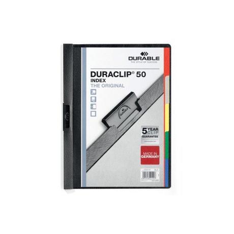 DURABLE DURABLE Klemmhefter Duraclip Index A4  