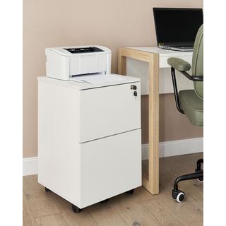 Beliani Armadietto da ufficio en Pannello di fibre (LDF) Industriale JOHNSON  