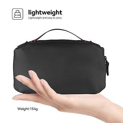 Only-bags.store  Tech Pouch Elektronische Organizer Tasche Elektronisches Zubehör Tragetasche für Apple Magic Mouse, Magsafe Ladegerät, Netzadapter, USB Kabel, Airpods, Tragbare Wasserdichte Organizer Tasche 