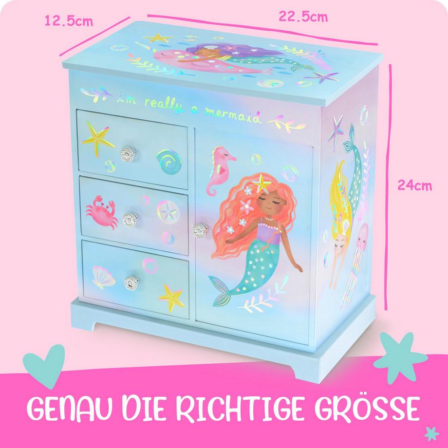 Only-bags.store  Musikalische Kinderspieluhr mit Spiegel 