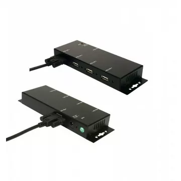 External 4 Port USB 2.0 HUB 480 Mbits Schwarz
