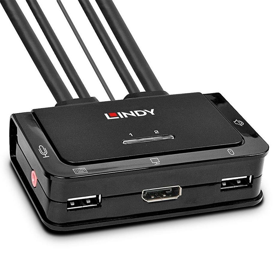 42344 switch per keyboard-video-mouse (kvm) Montaggio rack Nero
