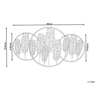 Beliani Wanddekoration aus Eisen Modern COPERNICIUM  