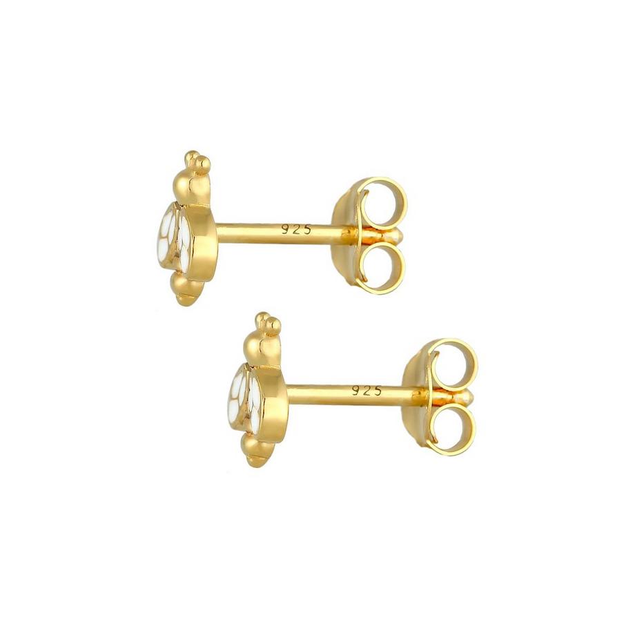 Elli  Boucles d'Oreilles Enfants Abeille Animal Mignon Avec Émail 