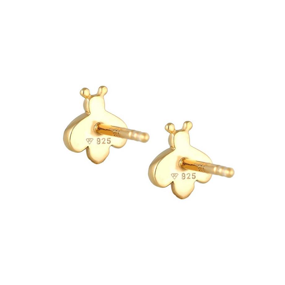 Elli  Boucles d'Oreilles Enfants Abeille Animal Mignon Avec Émail 