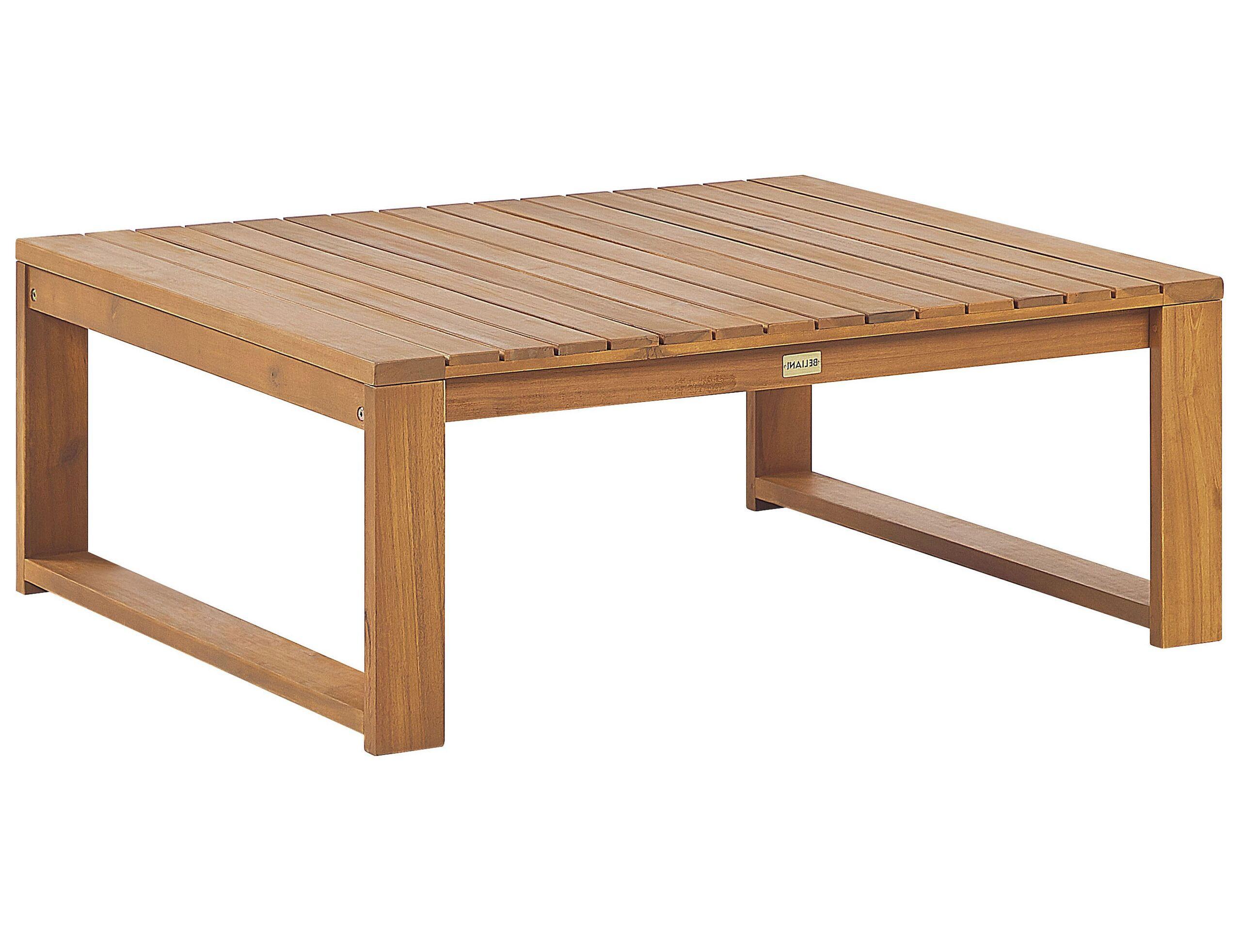 Beliani Table basse en Bois d'acacia certifié FSC® Moderne TIMOR  