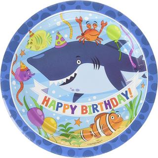 amscan PartyTeller Ocean Buddies, Papier 8erPack  
