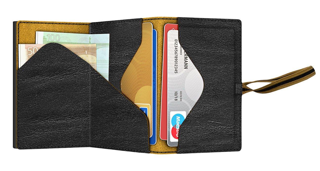 Tru Virtu TRU VIRTU C&S Strap Cross Caramba Portefeuille Black Earth Black  