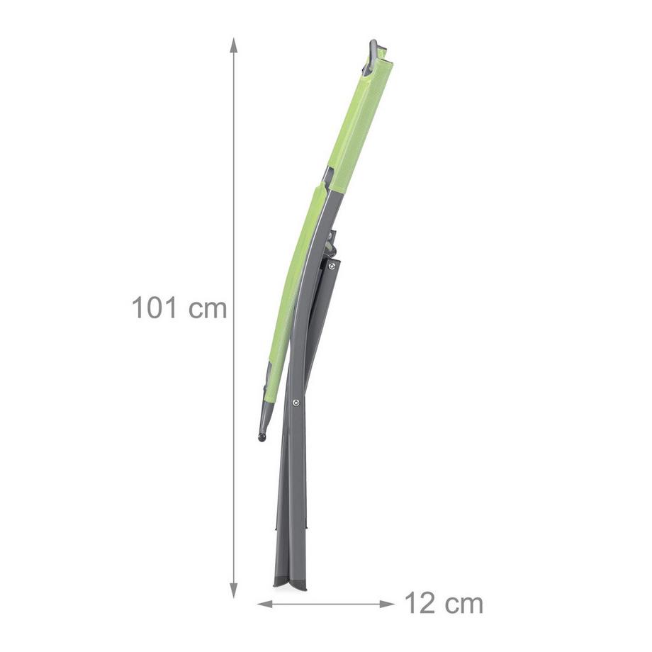 B2X Klappbarer Gartenstuhl 2er Set  