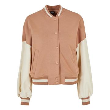 giacca oversize da 2 tone college terry